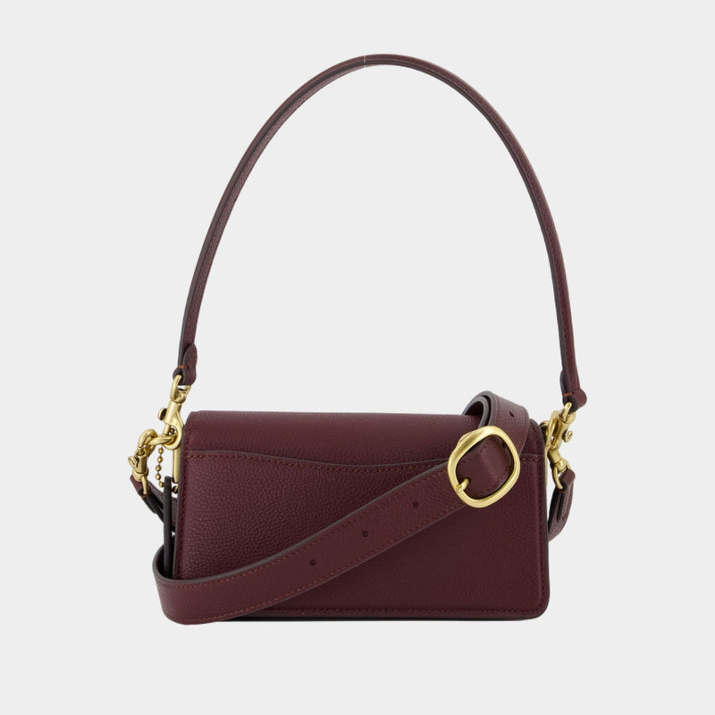 Sac Porté Épaule Tabby 20 Refresh - Coach - Cuir - Bordeaux