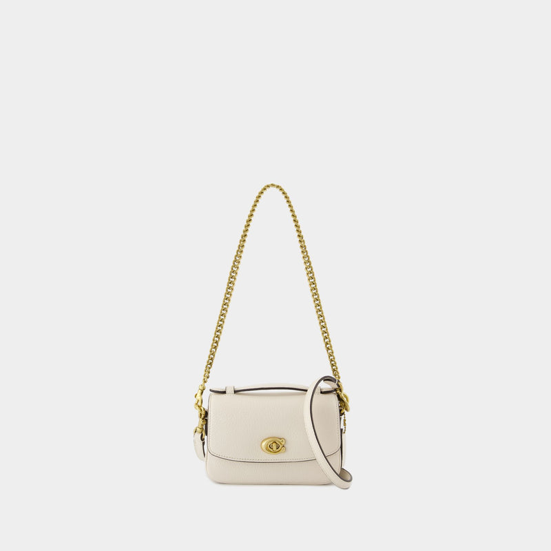 Sac À Bandoulière Cassie 17 - Coach - Cuir - Blanc