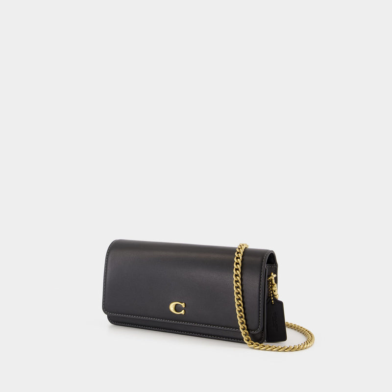 Pochette Essential - Coach - Cuir - Noir