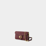 Pochette Tabby Chain - Coach - Cuir - Rouge