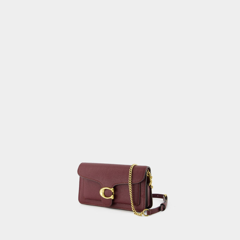 Pochette Tabby Chain - Coach - Cuir - Rouge