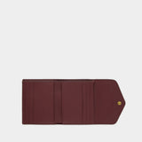 Wallet Wyn Small - Coach - Cuir - Rouge