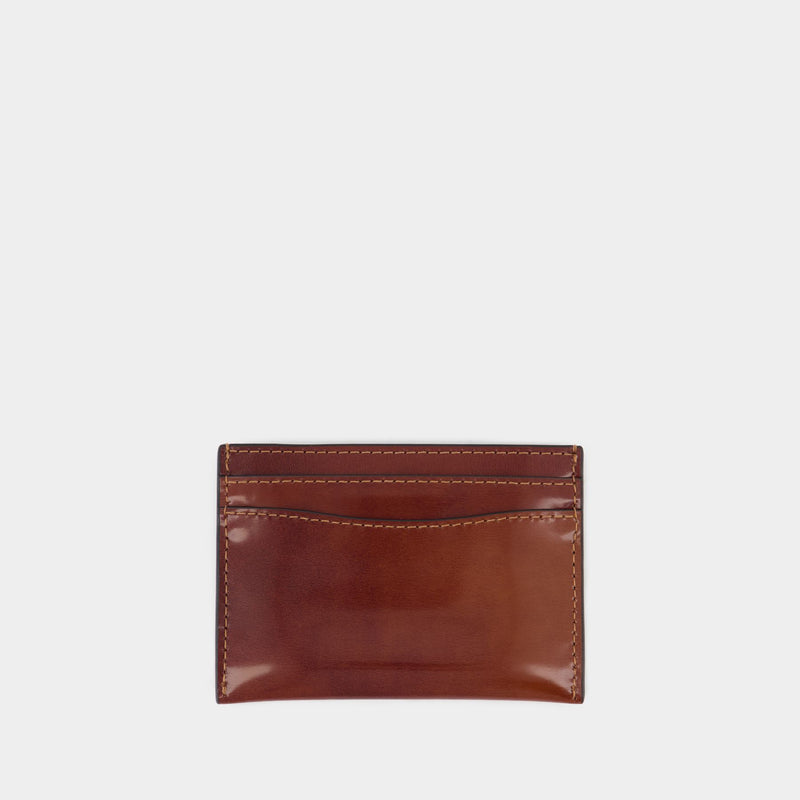 Porte Carte Essential - Coach - Cuir - Marron