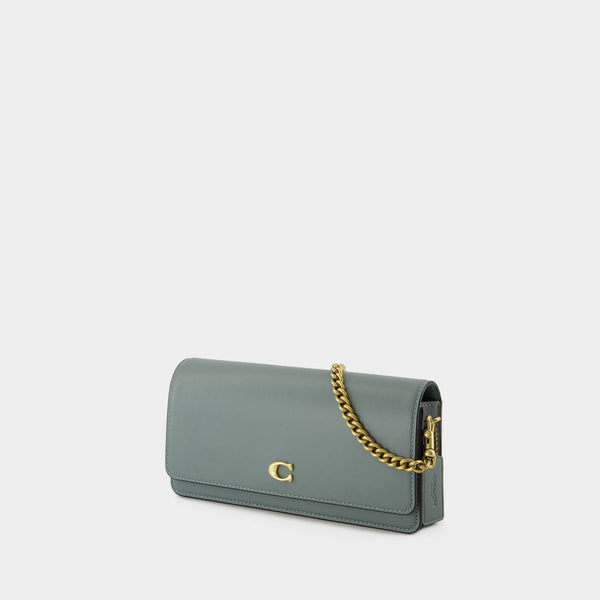Sac À Bandoulière Essential Long - Coach - Cuir - Vert