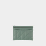 Porte Carte Essential - Coach - Cuir - Vert