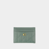 Porte Carte Essential - Coach - Cuir - Vert