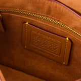 Sac À Bandoulière Signature Cassie 19 - Coach - Pvc - Marron