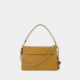 Sac Porté Épaule Chain Tabby 35 - Coach - Cuir - Marron