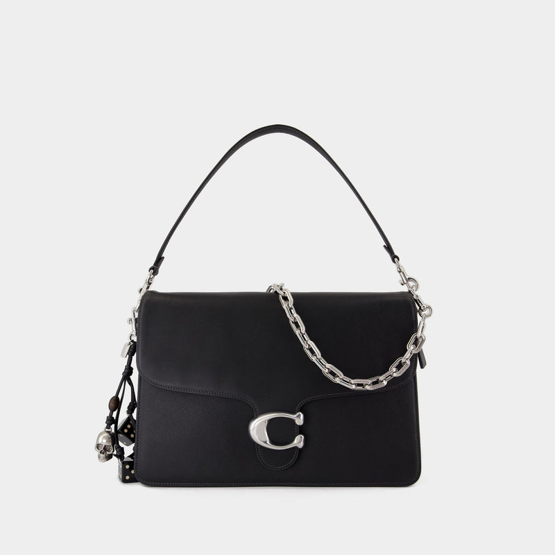 Sac Porté Épaule Chain Tabby 35 - Coach - Cuir - Noir