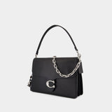 Sac Porté Épaule Chain Tabby 35 - Coach - Cuir - Noir