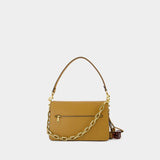 Sac Porté Épaule Chain Tabby - Coach - Cuir - Marron