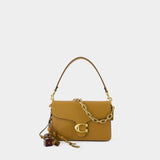 Sac Porté Épaule Chain Tabby - Coach - Cuir - Marron