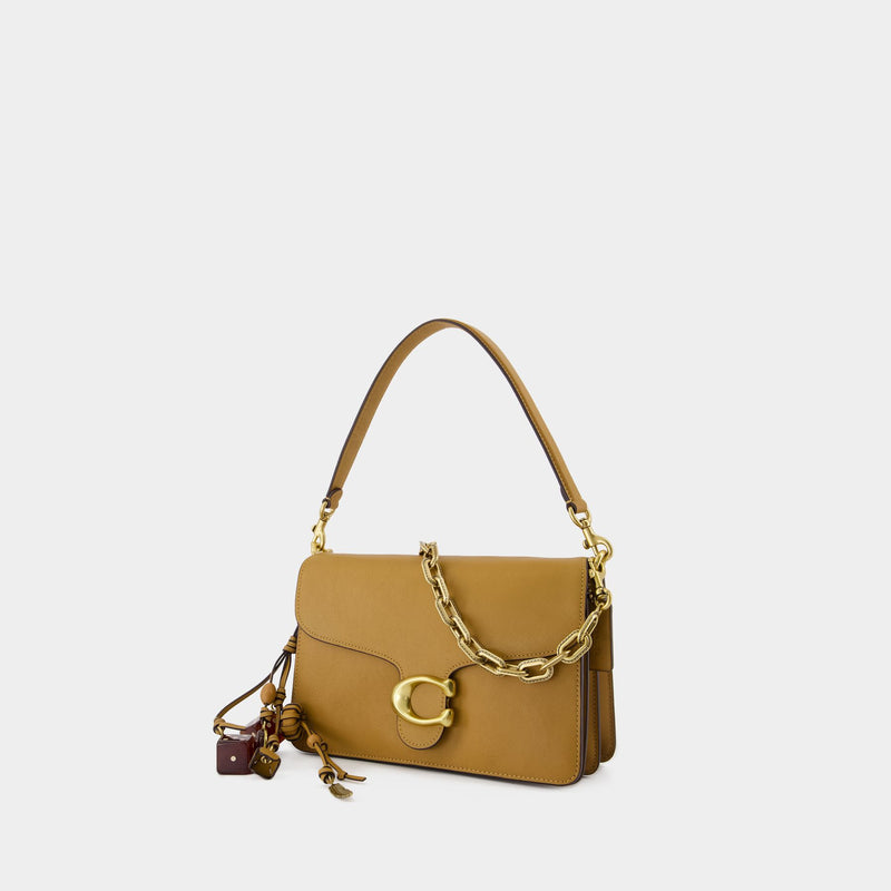 Sac Porté Épaule Chain Tabby - Coach - Cuir - Marron