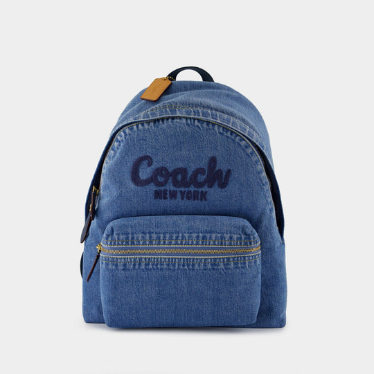 Sac À Dos Cargo - Coach - Coton - Bleu