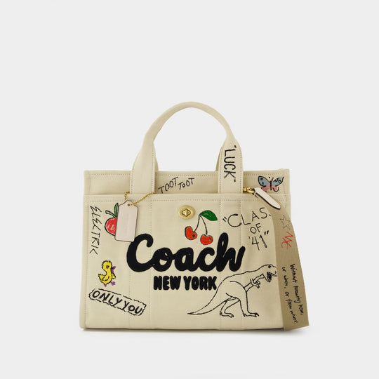 Cabas Sketch Print Cargo - Coach - Coton - Neutre
