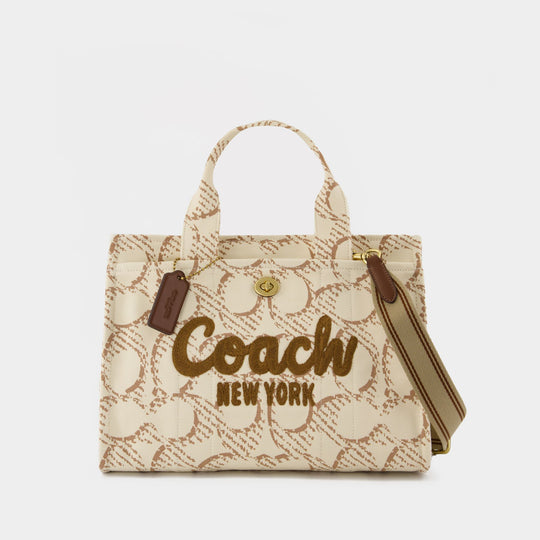 Cabas Maxi Signature Canvas Cargo - Coach - Coton - Neutre