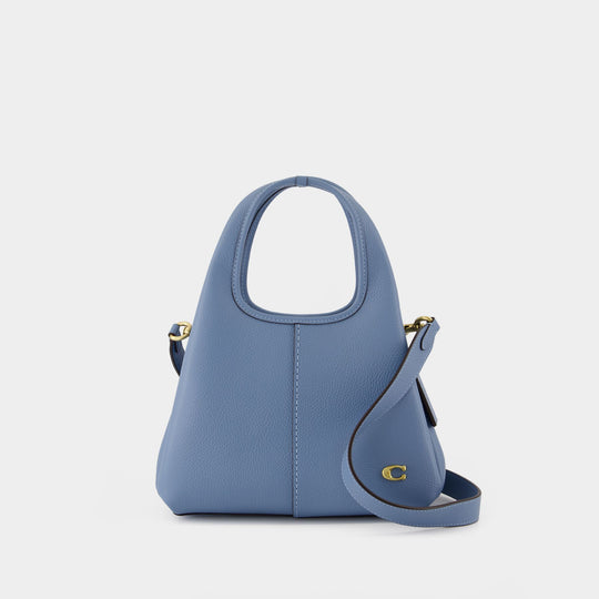 Sac Porté Épaule Lana 23 - Coach - Cuir - Bleu