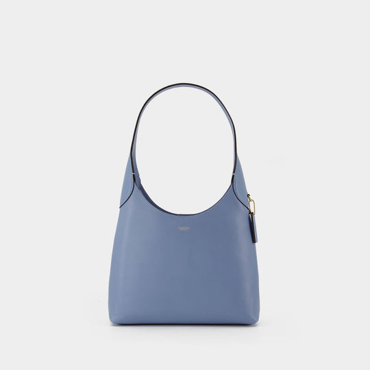 Sac Porté Épaule Brooklyn 28 - Coach - Cuir - Bleu