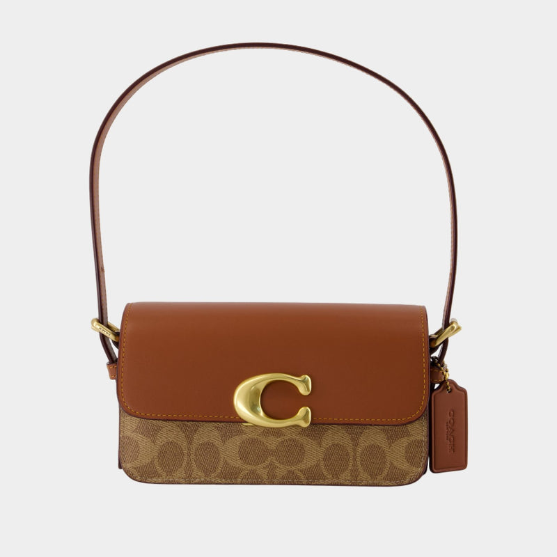 Sac Porté Épaule Signature Zoe - Coach - Toile - Marron