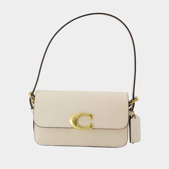 Sac Porté Épaule Refined Zoe - Coach - Cuir - Blanc