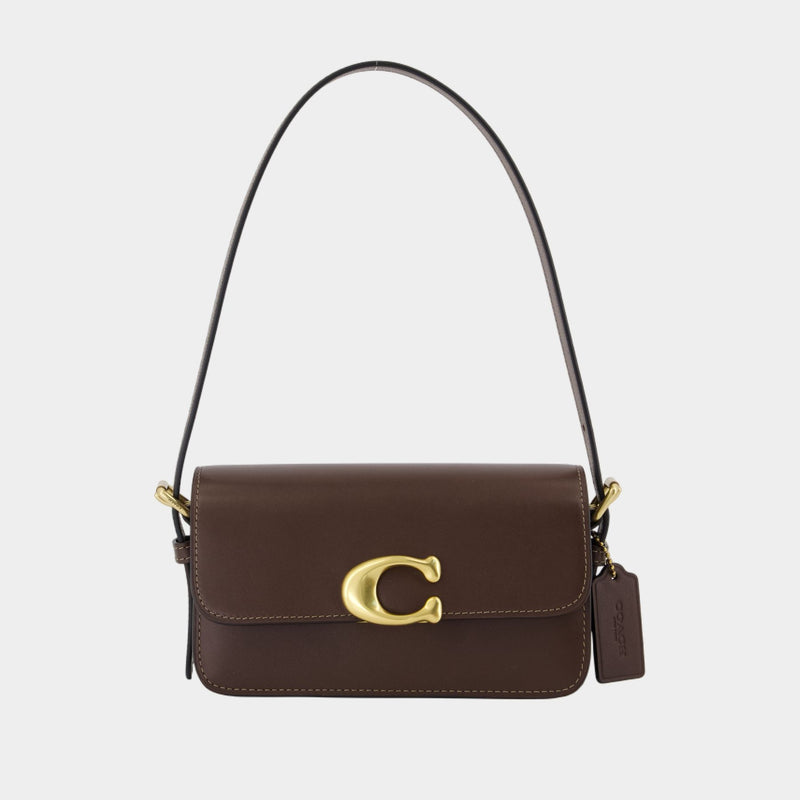 Sac Porté Épaule Zoe - Coach - Cuir - Marron