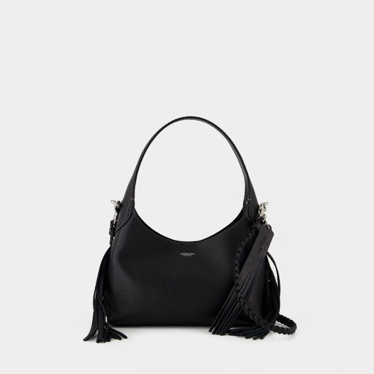Sac À Bandoulière Brooklyn 23 - Coach - Cuir - Noir