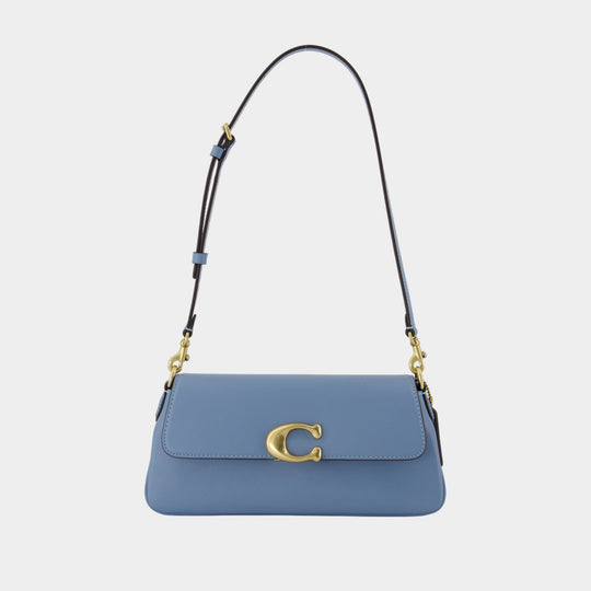 Sac Porté Épaule Jet - Coach - Cuir - Bleu