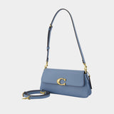 Sac Porté Épaule Jet - Coach - Cuir - Bleu