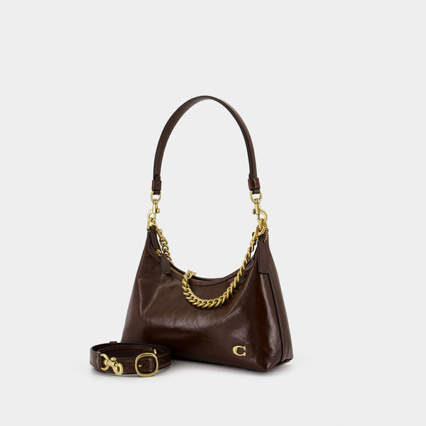 Sac À Bandoulière Juliet 25 - Coach - Cuir - Marron