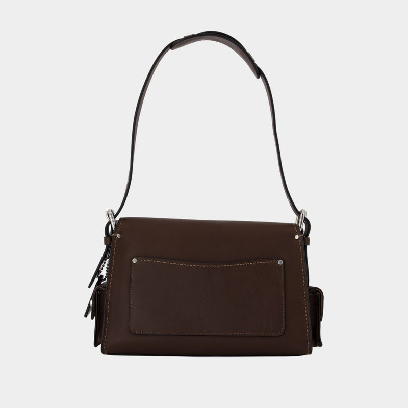 Sac À Bandoulière Cargo Turnlock Tabby - Coach - Cuir - Marron