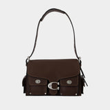 Sac À Bandoulière Cargo Turnlock Tabby - Coach - Cuir - Marron