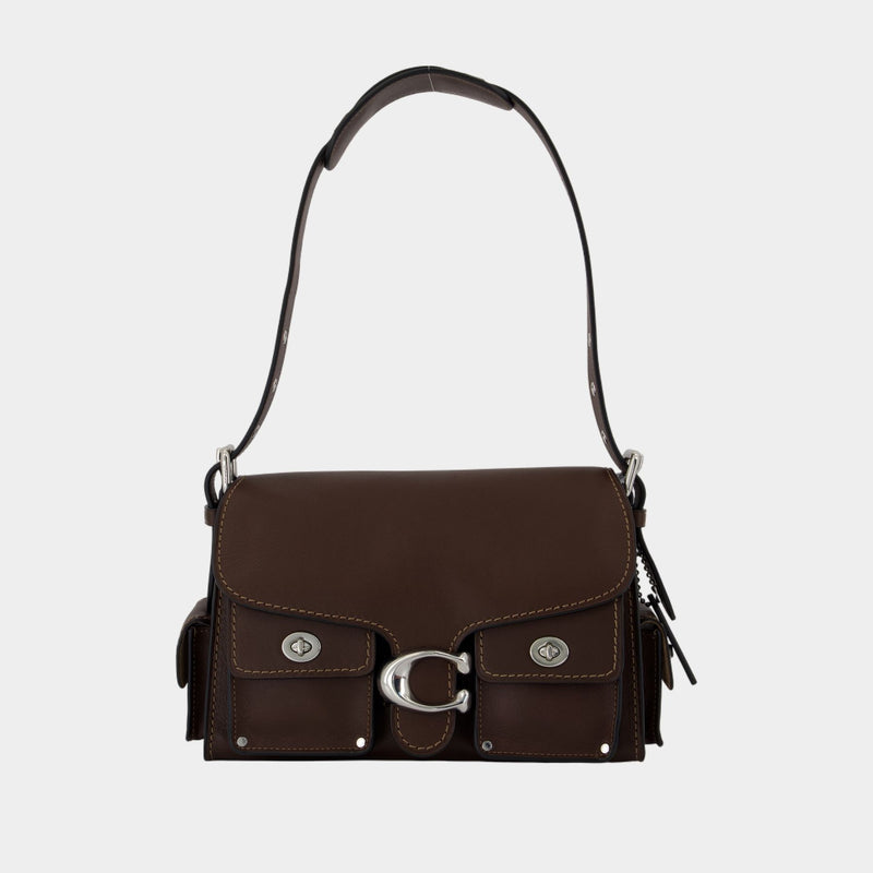 Sac À Bandoulière Cargo Turnlock Tabby - Coach - Cuir - Marron