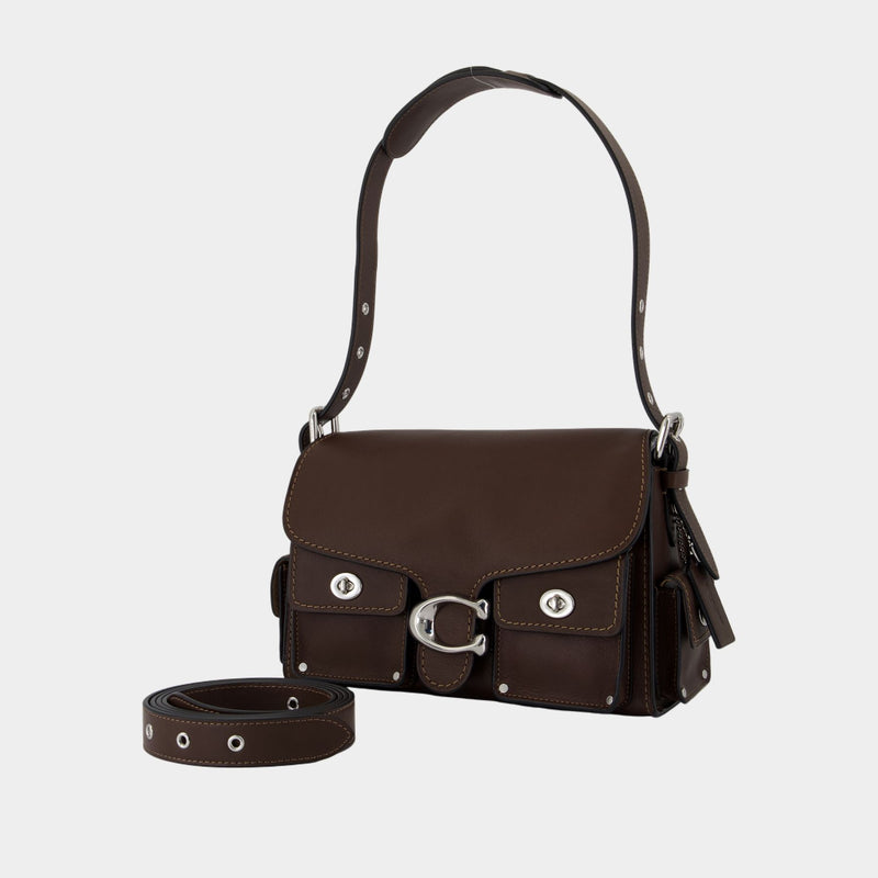 Sac À Bandoulière Cargo Turnlock Tabby - Coach - Cuir - Marron