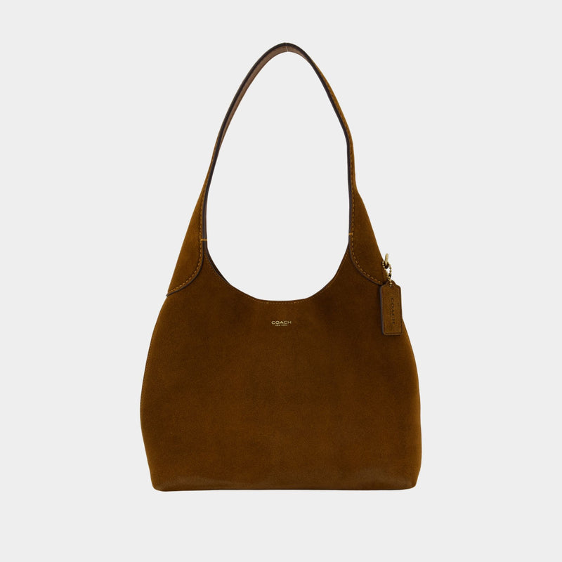 Sac Porté Épaule Brooklyn 28 - Coach - Cuir - Marron