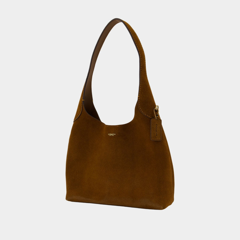 Sac Porté Épaule Brooklyn 28 - Coach - Cuir - Marron