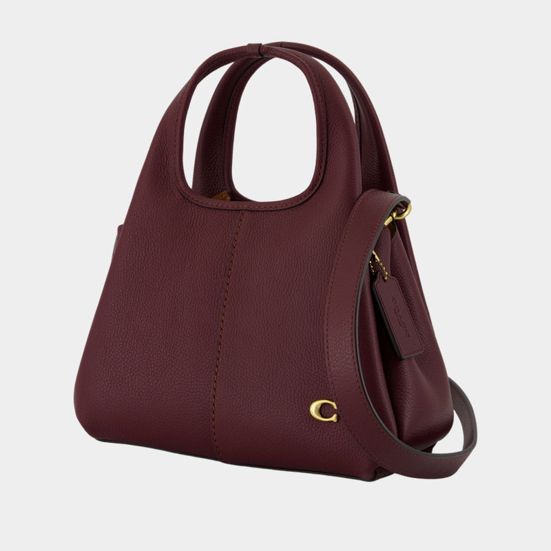 Sac Porté Épaule Lana  23 - Coach - Cuir - Bordeaux