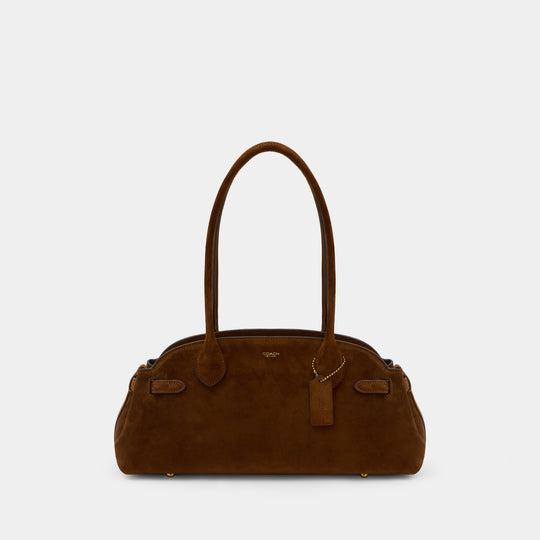 Sac Porté Épaule Empire 34 - Coach - Cuir - Marron