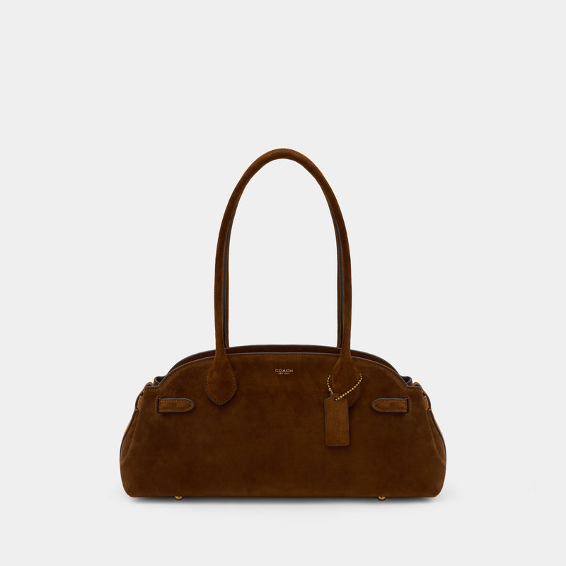 Sac Porté Épaule Empire 34 - Coach - Cuir - Marron