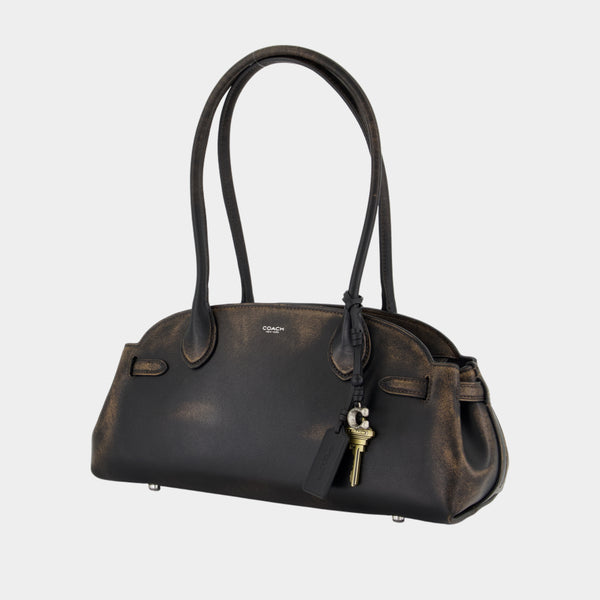 Sac Porté Épaule Empire 34 - Coach - Cuir - Marron