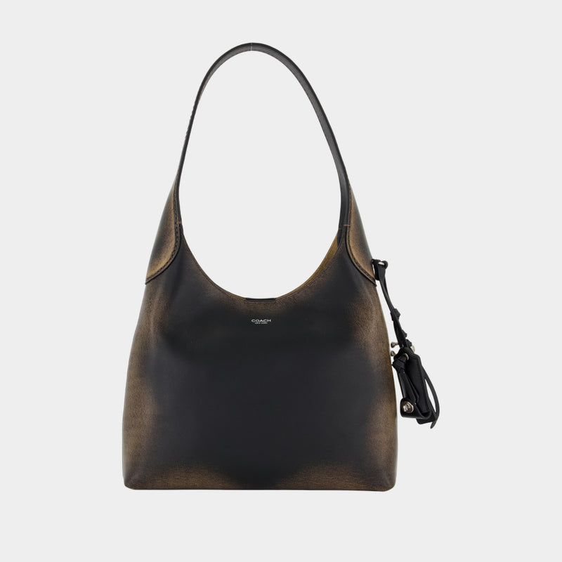 Sac Porté Épaule Brooklyn 28 - Coach - Cuir - Marron