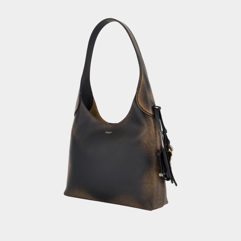 Sac Porté Épaule Brooklyn 28 - Coach - Cuir - Marron