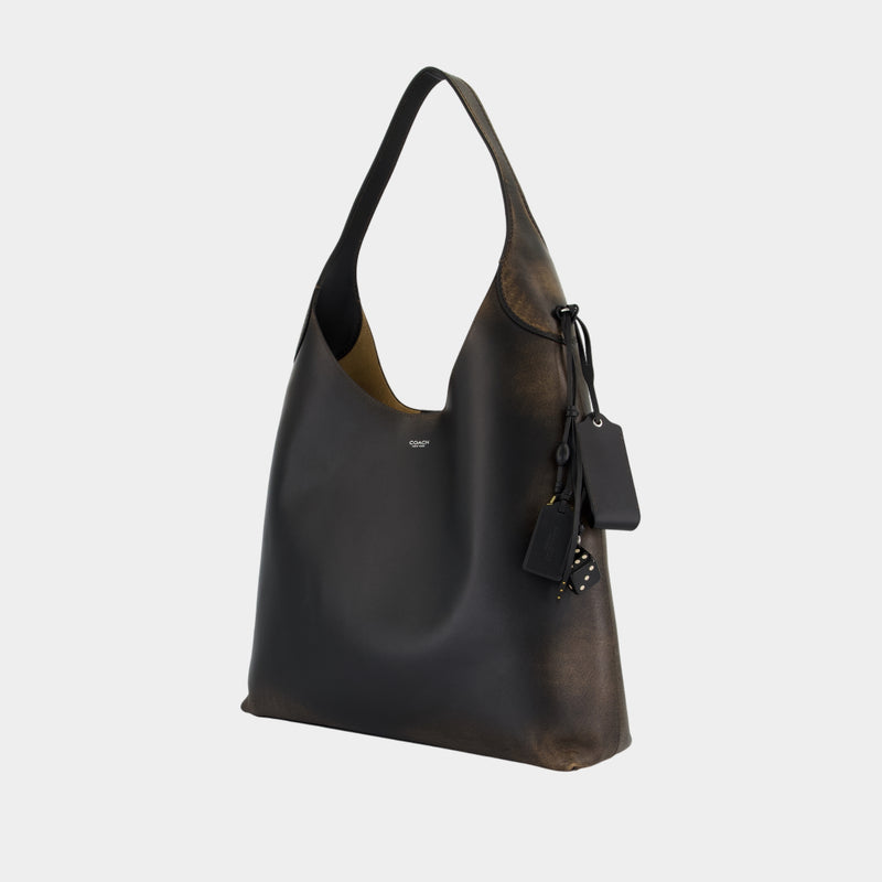 Sac Porté Épaule Brooklyn 39 - Coach - Cuir - Marron
