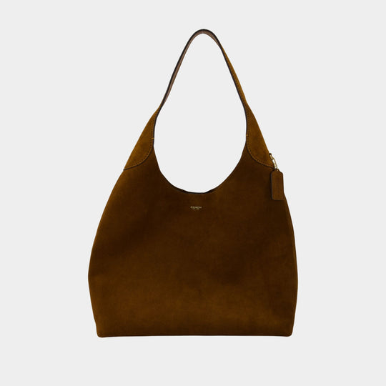 Sac Porté Épaule Brooklyn 39 - Coach - Cuir - Marron