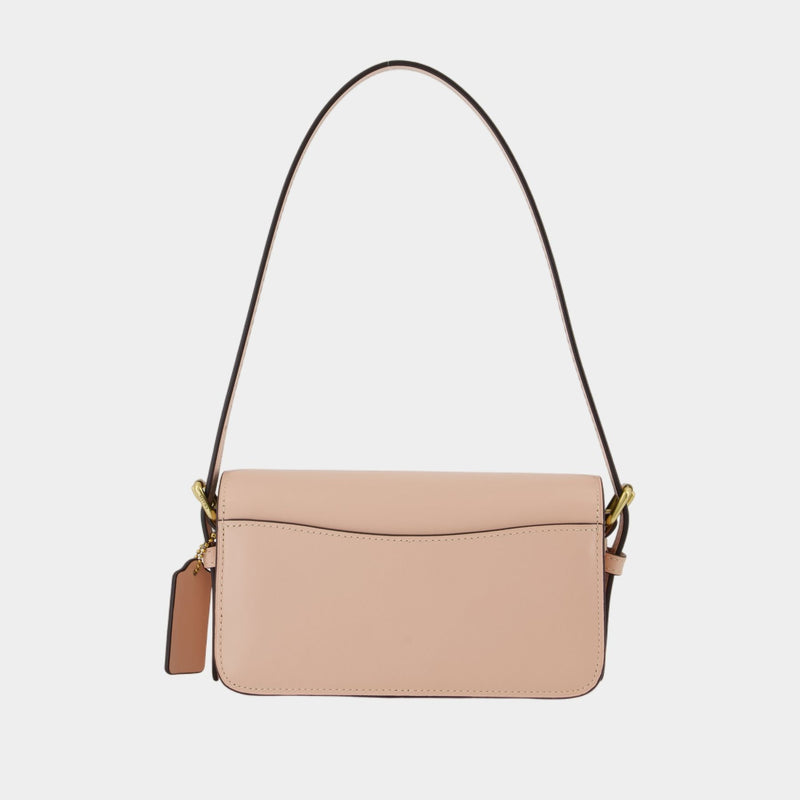 Sac Porté Épaule Zoe - Coach - Cuir - Rose