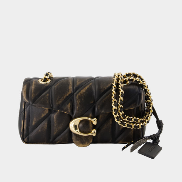 Sac Porté Épaule Tabby 20 With Chain - Coach - Cuir - Marron