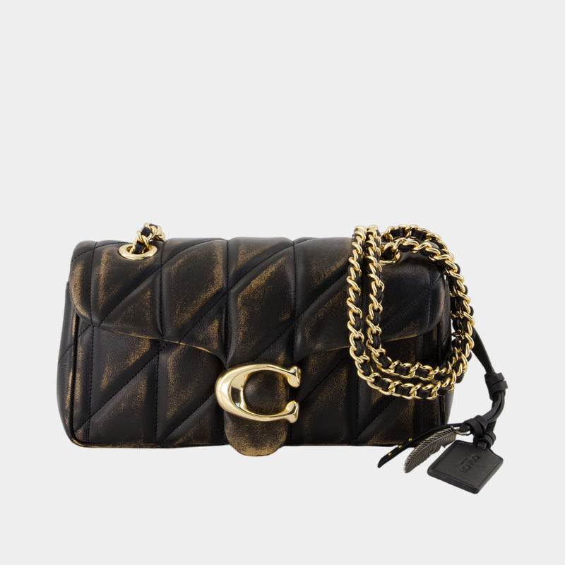 Sac Porté Épaule Tabby 20 With Chain - Coach - Cuir - Marron