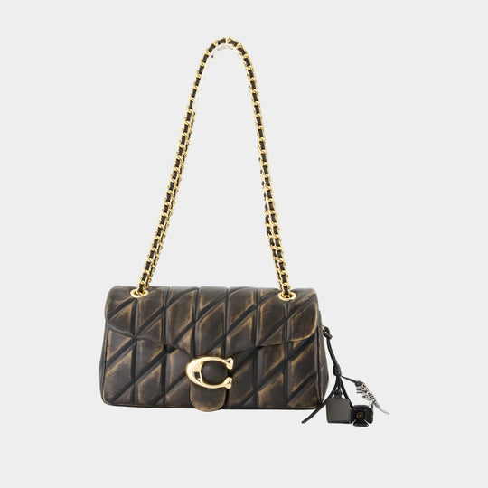 Sac Porté Épaule Tabby 26 With Chain - Coach - Cuir - Marron