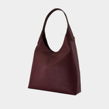 Sac Porté Épaule Brooklyn 39 - Coach - Cuir - Bordeaux