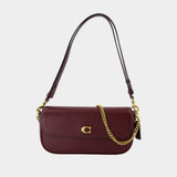 Sac Porté Épaule Brook - Coach - Cuir - Bordeaux