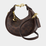 Sac À Main Signature Jonie - Coach - Toile - Marron